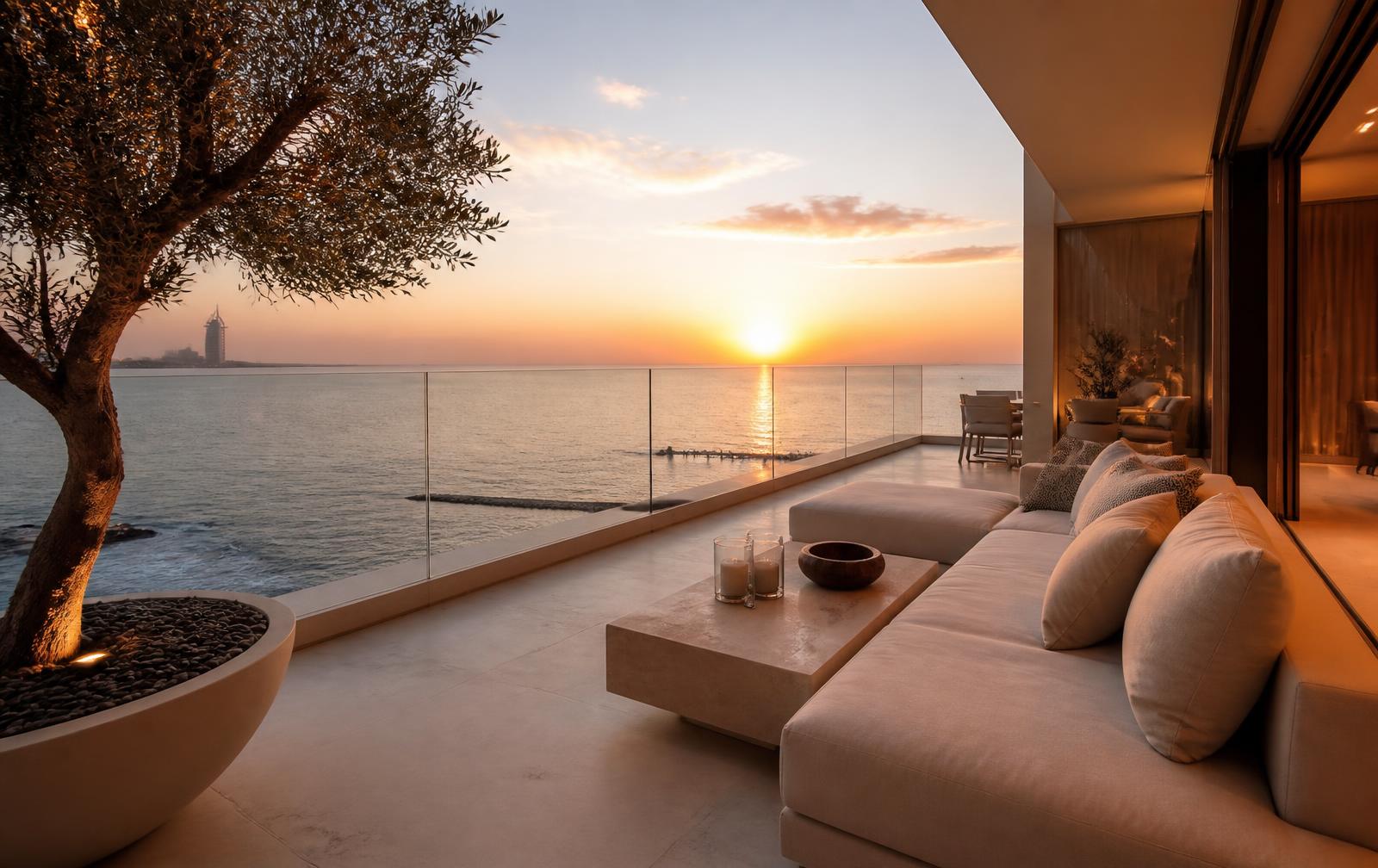 Sunset Terrace Apartment in Dubai Marina
